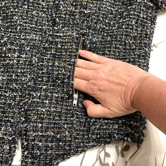 Elvi Wool Blend Multicolor Tweed Blazer - Picture 8 of 10